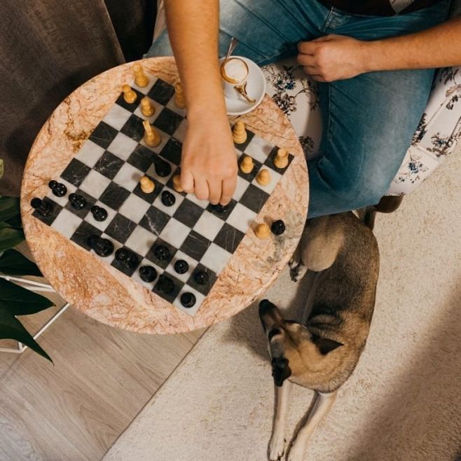 ♟ Jemand für eine Partie Schach? ☕📚 Wir sind bereit 😎 https://www.e4e5.at/ #SchachMattKeinLangeweile #gemütlichertag...