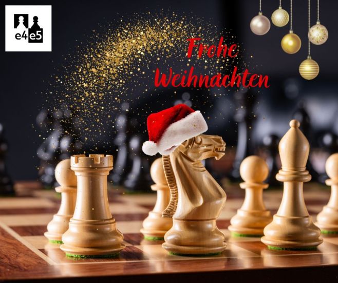 ✨🎄 Liebe Schachfreunde, wir wünschen Ihnen friedliche und liebevolle Weihnachtsfeiertage im Kreise Ihrer Liebsten ♟❤️💚 Ihr...